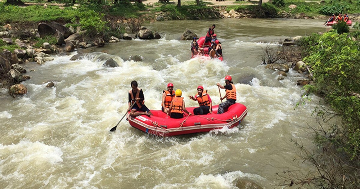 Krabi: White Water Rafting, Waterfall and Monkey Temple